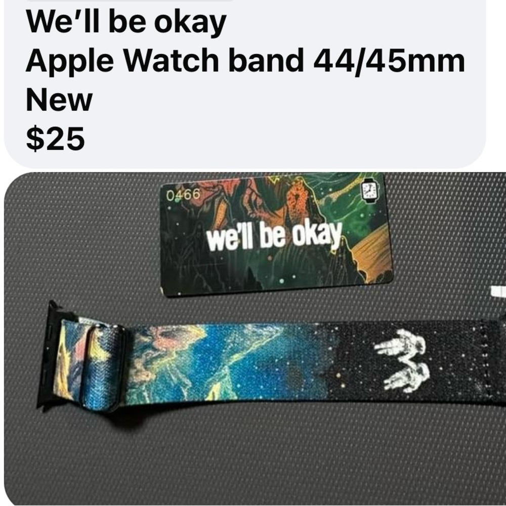 ZOX We’ll Be Okay Apple Watch Band large